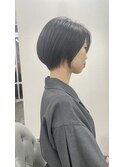 大人可愛い30代40代50ショートボブショート丸みショート