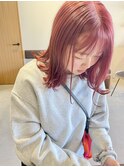 ブリーチ必須コーラルピンク