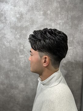 スピン 本八幡(SPIN) ベリーショート/ダークアッシュ/ニュアンスパーマ/韓国マッシュ