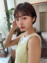 アンバー 池袋(amber)&nbsp;ハンサムショート/オリーブベージュ/ウェットヘア[池袋駅]