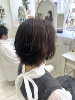 アルターシェリー(aL-ter che'rie)&nbsp;ワンカールパーマ/セミディ/シアカラー/姫カット　新籾