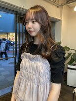 ヘアーサロン アウラ(hair salon aura)&nbsp;【aura】顔まわりレイヤー/前髪カット/韓国ヘア/ラベンダー