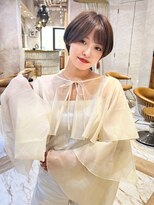 ロンドローズ 名古屋(Lond damaskRose)&nbsp;ブリーチ 学割 オリーブベージュ レイヤーカット リタッチ814