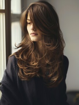 アルトリスト(Altruist Aging×HAIR&SPA) ★ダークアッシュ大人ガーリーボブ着物ミディアムレイヤーカット