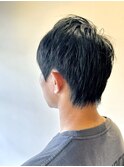 ソフトウルフソフトモヒカンスパイキーショートアップバング