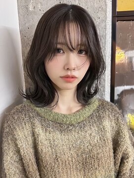 ミリ(mm) レイヤーカット オリーブベージュ カラー 韓国 髪質改善 仙台