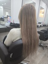 グランディールヘアデザイン(grandir hairdesign)&nbsp;プルエクステ/ハニーベージュ/ロングヘア/千葉