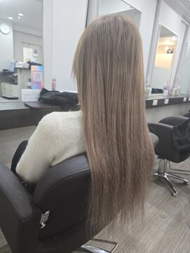 グランディールヘアデザイン(grandir hairdesign) プルエクステ/ハニーベージュ/ロングヘア/千葉
