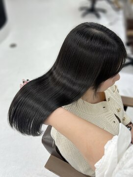 ハピネス 梅田茶屋町店(HAPPINESS) 韓国くびれロング レイヤーオルチャン小顔前髪 艶髪 髪質改善