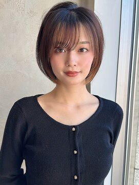 アフロート ルヴア(AFLOAT RUVUA) みねスタイル♪ 前下がり ひし形 ショートボブ 30代 40代 50代