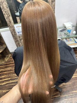 髪にドラマを いわき鹿島店の写真/【いわき市鹿島町/髪質改善・縮毛矯正専門店】乾かすだけで自然にまとまる圧倒的なサラツヤ美髪へ。