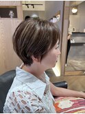 耳をチラ見せシアーショート × ハイライト archive垂水