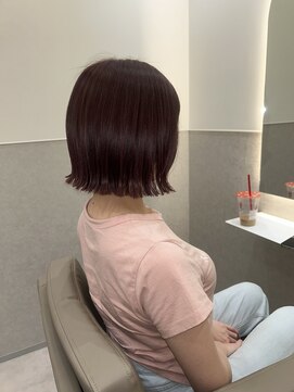 ジーナ 天王寺(Zina) ボブ×ベリーピンク