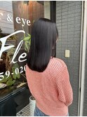 透明感グレージュカラー