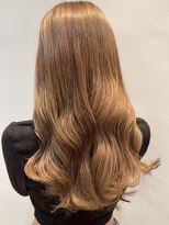 イーストハムアネーロ(EAST HAM anello) 艶髪ウェーブ/髪質改善/透明感カラー/ライトベージュ