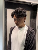 ゼスト リル 新宿(ZEST lill)&nbsp;ニュアンスパーマスペインカールフェザーパーマメンズパーマ