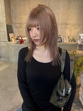 ペト(peto) 【Tsuki】ハイトーンベージュ/ レイヤーカット