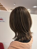 アズールサン 草加西口店(azule-sun)&nbsp;ハイライトカラー,グレージュ,ベージュ系,ウルフ【草加】