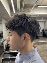 ニコ トウキョウ ロジック(nico TOKYO Logic)&nbsp;刈り上げアップバングスパイキーショートパーマスパイラルパーマ