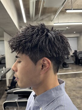 ニコ トウキョウ ロジック(nico TOKYO Logic) 刈り上げアップバングスパイキーショートパーマスパイラルパーマ