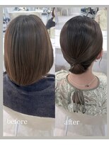 ディティカ ティア(Dityca tia)&nbsp;bobさんタイトめアップ【shiraha】