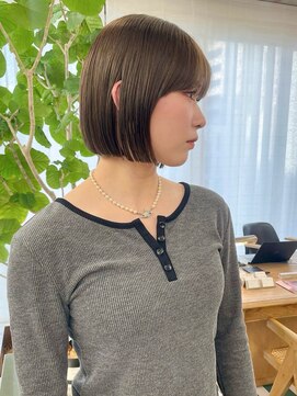 ノエ(noe) ショートボブ/ボブ/レイヤーカット/ダブルカラー/ブリーチ/栄r94