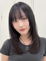 アイトーキョーエス 渋谷(AI TOKYO S)&nbsp;ミルクティーブロンド/ダークブルー/デジタルパーマ/渋谷
