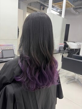 アライブ ハラジュク(ALIVE harajuku) ブリーチインナーバレイヤージュグラデーションカラー夕貴