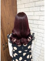 シュガー ヘアアンドネイル 仙台(SUGAR)&nbsp;ブリーチなしチェリーピンク◎