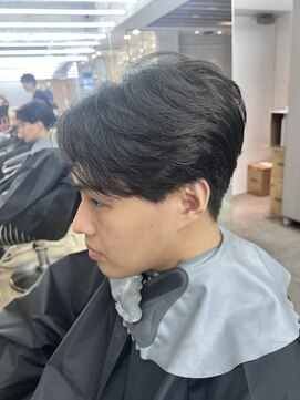 ロンドシエル 横浜(Lond ciel) men's/メンズ/刈り上げセンターパート/フェザーパーマ/横浜