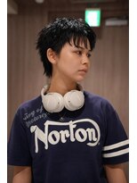 ウーズ ハラジュク(Ooze.HARAJUKU) ハッシュカットグレージュデザインカラーツートーンカラー原宿