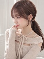 ユーフォリア エヌ 池袋サンシャイン通り店(Euphoria +n)&nbsp;盛れる顔周りカットサイドバング結んでも可愛い