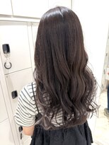 ケンジ 平塚 アネッタ(KENJE annetta)&nbsp;パープルブラウン×イヤリングカラー
