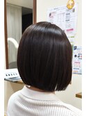 ツヤ髪ナチュラルボブ