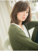 透け感カラーで大人ミディc