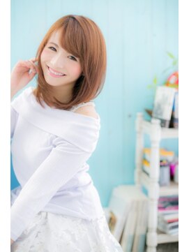 ミック 日暮里店(miq) 内巻きカールで☆ナチュセミディ