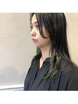 フェンヘアーアイス 中目黒(Fen.hair ici)&nbsp;ブリーチ　ロングヘア　ポイントカラー