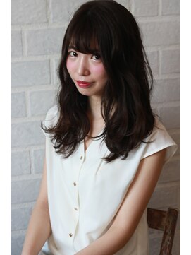 ブリーチ ラボ エーアイ 原宿店(BLEACH LABO Ai) 20代30代40代50代 色っぽふんわりミディの重軽ウェーブヘア♪