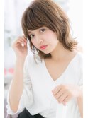 くびれカールで作る!外国人風女っぽショートウルフパーマ