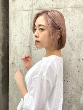 トリコ心斎橋(trico) 切りっぱなしボブ×秋のラベージュ