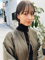 ウォーター 表参道(WATER)&nbsp;ミニボブ　カラー　前髪　ショートカット/表参道.南青山