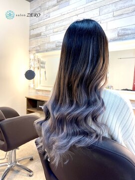 ヘアメイクサロン ゼロ(ZERO) グレーカラーでオシャレなスタイルも◎！！