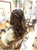 編み込みハーフアップ【ヘアアレンジ/立川/国分寺/八王子/立川】