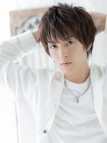 モッズヘアメン 名護大東店(mod's hair men) ラフさと重さを演出/ハイトーンショートウルフヘアe名護大東