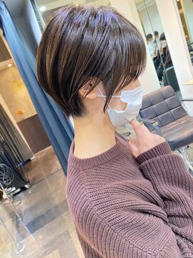 イオエ 岡本(ioe) 髪質改善/チェリーブラウン/モード/ダークアッシュ/イメチェン