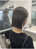 切りっぱなしボブ