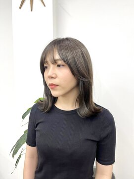 ピープスアンドスー 表参道 渋谷(Peeps&Suu.) オリーブグレージュ/透明感カラー/ヘアセット