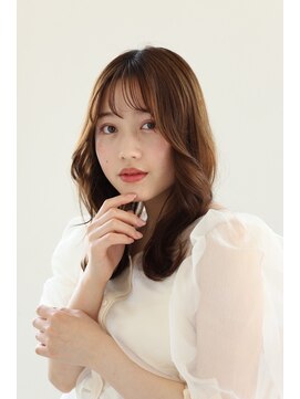 エクリジユウガオカ(equri Jiyugaoka) 【自由が丘】ふんわりミディアム×ピンクベージュ/30代40代50代