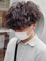 フィフス 栄(fifth)&nbsp;波巻きスパイラルパーマツーブロックメンズマッシュ栄