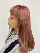 ピークアブー アヴェダ アトレ恵比寿(PEEK-A-BOO AVEDA) オン眉×ピンク